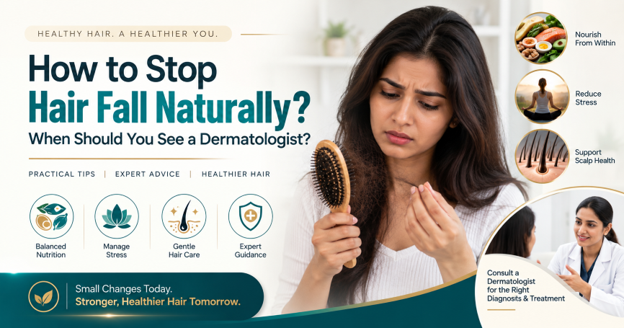 How to Stop Hair Fall Naturally